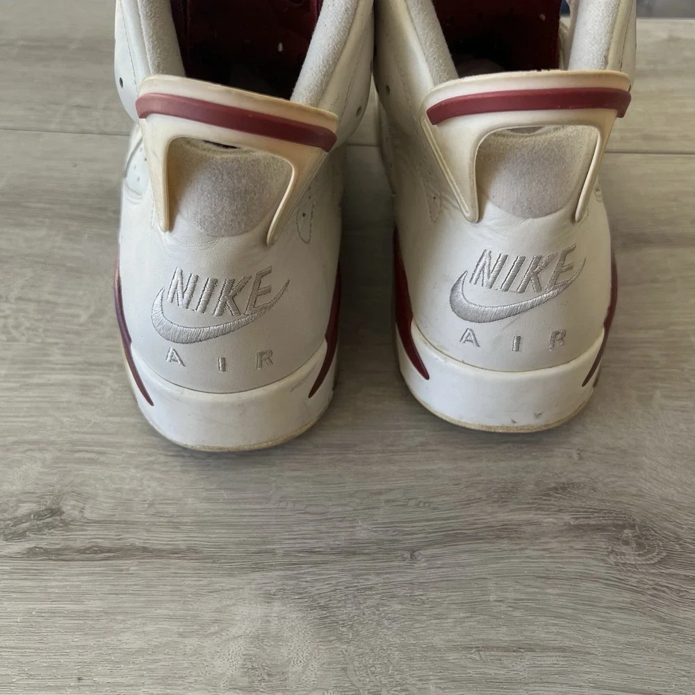 Air Jordan 6 Maroon Off White Mens Size 14 384664-116